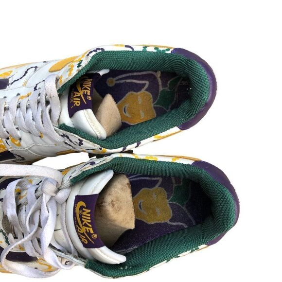 Vintage 2004 Nike Air Force 1 Low Mardi Gras Size 8.5 - Picture 5 of 16